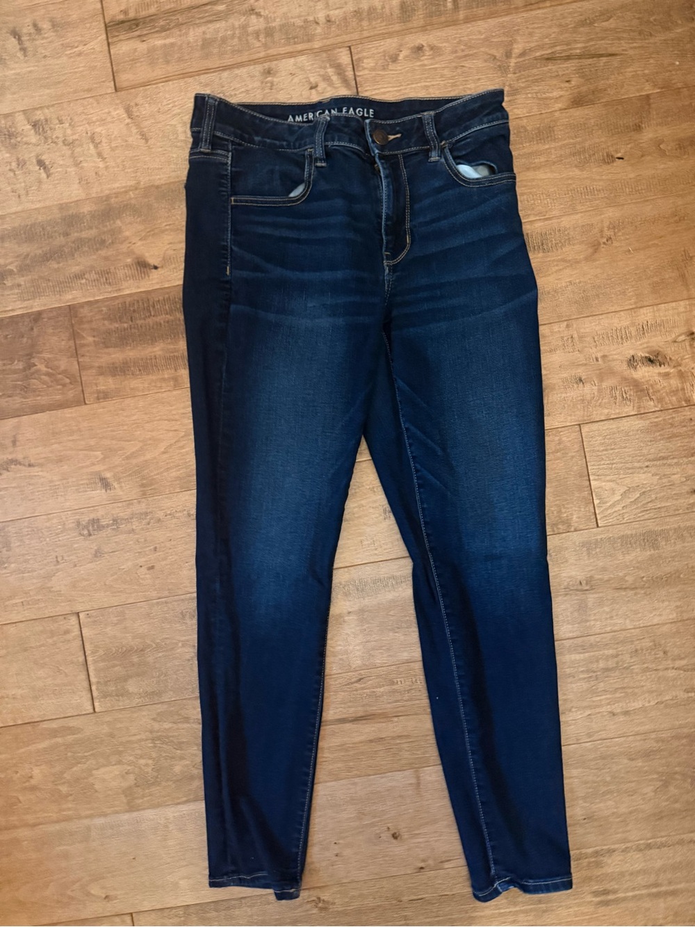 American Eagle Outfitters Women's Dark Indigo Skinny Jeans